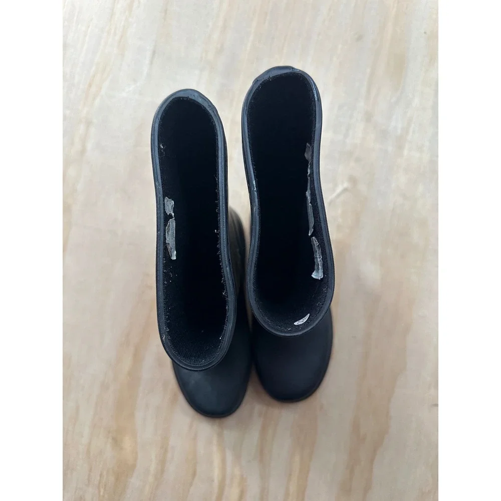 Hunter Kids First‎ Classic Rain Boots Matte Black Rubber Size 13 US 1 UK EU 32